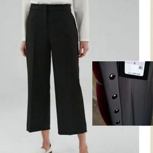 DKNY, Cropped, Studded, Straight Leg